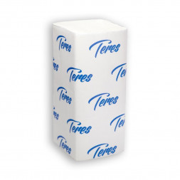 Бумажные полотенца листовые Терес V-сложения T-0221 (пач.)