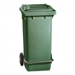 00005054 Бак для мусора TTS / с педалью / зеленый / 120 л