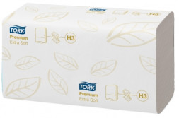 Листовые бумажные полотенца Tork Premium Extra Soft 100278 H3 (пач.)
