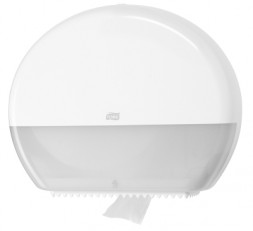 Диспенсер для больших рулонов туалетной бумаги пластик белый Tork Elevation T1 554000