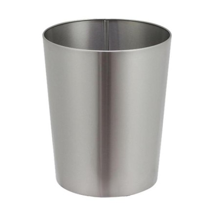 Урна для мусора NOFER без крышки металл матовая сталь 6 л / 14097.S