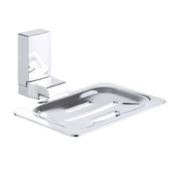 Мыльница настенная D-Lin решетка металл хром / D221330