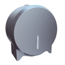 Диспенсер MERIDA STELLA для средних рулонов туалетной бумаги металл матовая сталь / BSM201