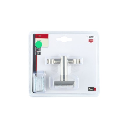 Крючок двойной Fixsen Lux Satin сатин / FX-16005A