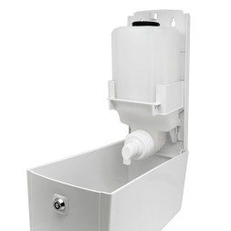 Дозатор для мыла-пены HOR X12 нажимной 1,2 л пластик белый / HOR-41111420