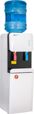 Кулер для воды Aqua Work бело-черный нагрев есть, охлаждение электронное / 105-LDR