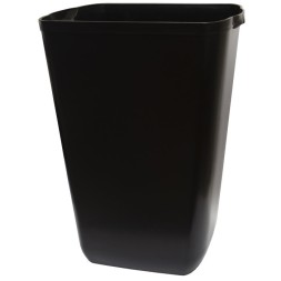Корзина для мусора WisePro 23 л пластик черная / 71903