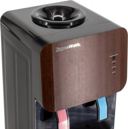 Кулер для воды Aqua Work коричнево-черный нагрев есть, охлаждение электронное / 105-LKR