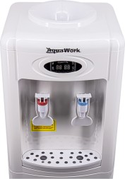 Кулер для воды Aqua Work белый нагрев есть охлаждение электронное / 10-LDR-ST