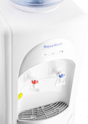 Aqua Work 281-L-B/B Кулер для воды серебро нагрев есть, охлаждение компрессорное