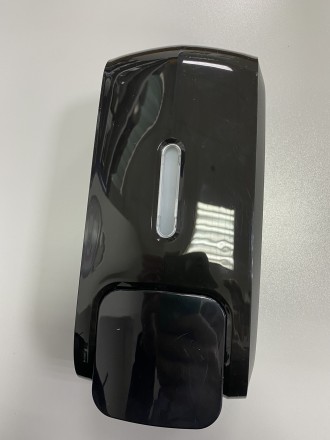 Дозатор для ЖИДКОГО ДЕЗ СРЕДСТВА WisePro K210M-BD наливной механический 1000 мл, черный / 71030