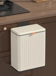 Ведро для мусора подвесное WeltWasser VINE BL 8L Черный матовый / 10000011270