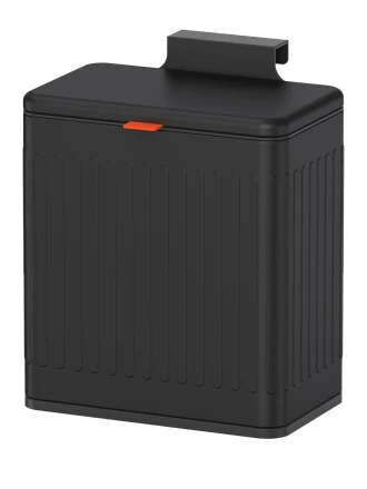 Ведро для мусора подвесное WeltWasser VINE BL 8L Черный матовый / 10000011270