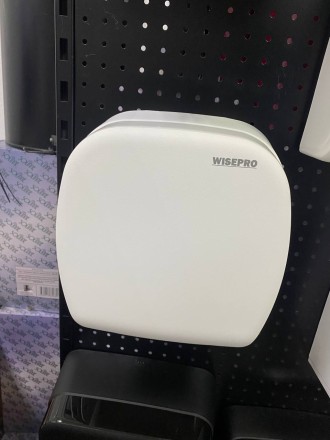 Диспенсер туалетной бумаги WisePro M610-W для средних и больших рулонов пластик белый / 72500