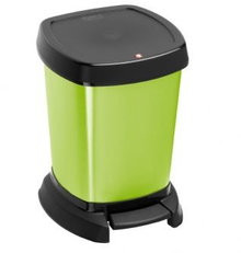 Контейнер для мусора с педалью Rotho PASO 6л зеленый / 1116510747