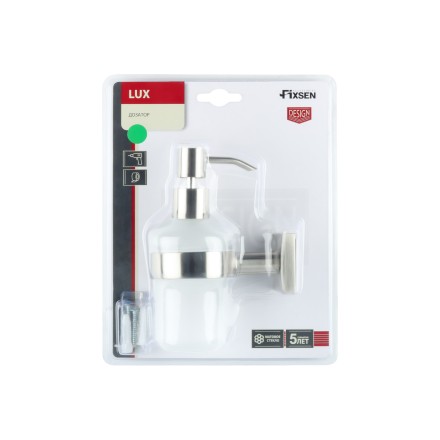 Дозатор для жидкого мыла Fixsen Lux Satin сатин / FX-16012