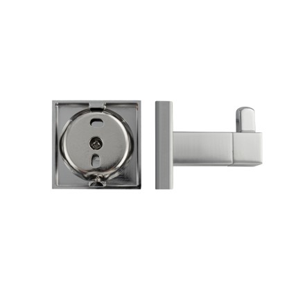 Крючок одинарный настенный GFmark металл Хром / 84114