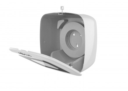 Диспенсер для туалетной бумаги с центральной вытяжкой пластик Focus 8077066 / белый