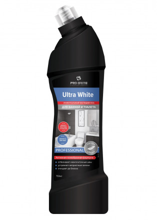 Средство для ванной и туалета PRO-BRITE 1586-075 / Ultra White / 750 мл