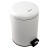 Урна педальная с подъемной крышкой Ksitex 5 л металл белая / BGR-5W