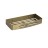 Полочка литая прямоугольная, одинарная, нерж. сталь BRIMIX, Матовое золото / 5655-MG
