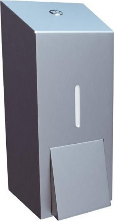 Дозатор MERIDA STELLA для жидкого мыла наливной 400 мл металл матовая сталь / DSM102