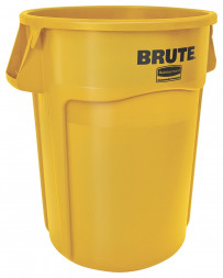 Контейнер для мусора Rubbermaid BRUTE 166,5л / желтый / FG264300YEL