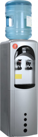 Кулер для воды Aqua Work серебро нагрев есть, охлаждение компрессорное / 16-L/HLN