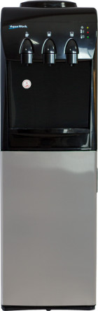 Aqua Work 833-S-B Кулер для воды черный/серебро нагрев есть, охлаждение компрессорное