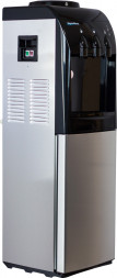 Aqua Work 833-S-B Кулер для воды черный/серебро нагрев есть, охлаждение компрессорное