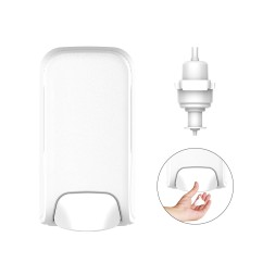 Дозатор для ДЕЗИНФИЦИРУЮЩЕГО СРЕДСТВА WisePro M240M-WD наливной механический 1000 мл, белый / 72015