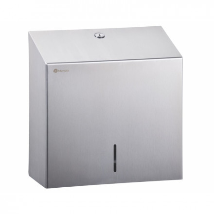 Диспенсер MERIDA STELLA для бумажных полотенец Z-сложения металл матовая сталь / AEM101.L