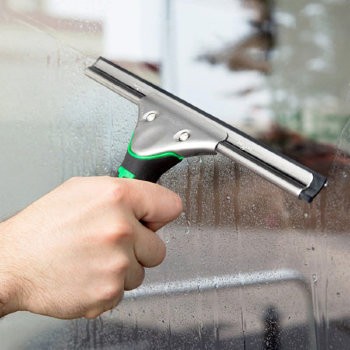 Сгон для мытья окон Unger ErgoTec-Squeegee 25 см пластик с мягкой резинкой / ES250