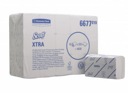 Kimberly-Clark SCOTT EXTRA 6677 Бумажные однослойные полотенца (пач.)