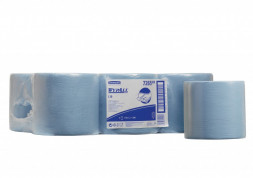 Kimberly-Clark 7265 Протирочные салфетки WYPALL L10 Extra с центральной подачей, синие (рул.)