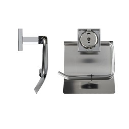 Держатель туалетной бумаги с экраном GFmark металл Хром / 84003