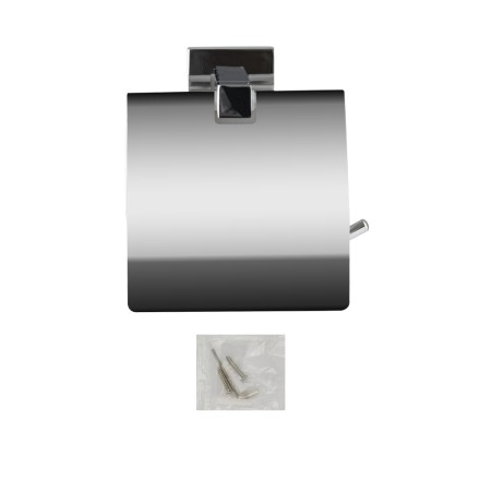 Держатель туалетной бумаги с экраном GFmark металл Хром / 84003