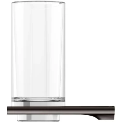 Подстаканник Keuco Edition подвесной хрусталь/металл Титан черный матовый / 11550359000