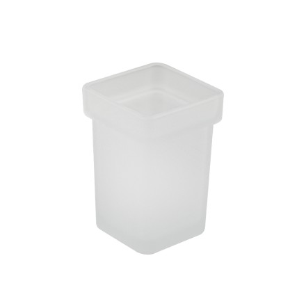 Ёрш для унитаза со стеклянной колбой настенный GFmark Хром / 84162