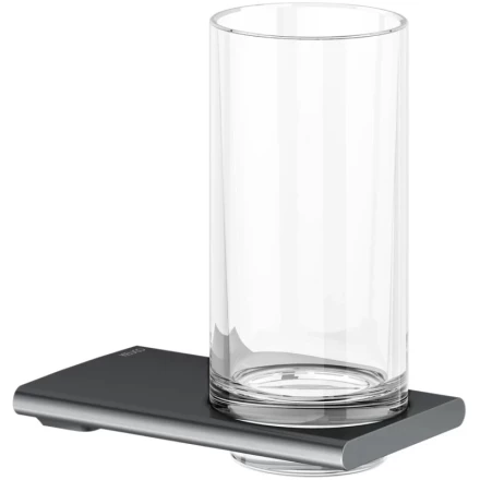 Подстаканник Keuco Edition подвесной хрусталь/металл Черный хром матовый / 11550139000