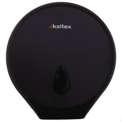 Диспенсер туалетной бумаги Ksitex для средних рулонов пластик черный / TH-8002B