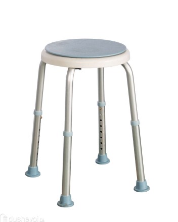 Стул для ванной и душа River ALBA нержавеющая сталь/пластик Хром / 10000001973