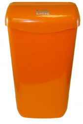 Корзина настенная для мусора Lime 974113 / 11 л / оранжевый