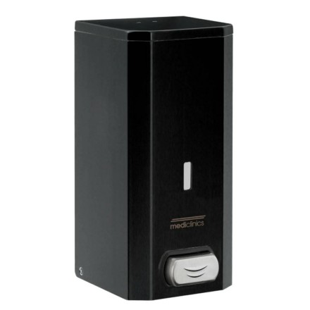 Дозатор для жидкого мыла 1,5 л металл черный Mediclinics / DJ0031B