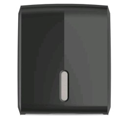 Диспенсер бумажных полотенец WisePro K630-B на 2 пачки V-сл пластик черный / 71410
