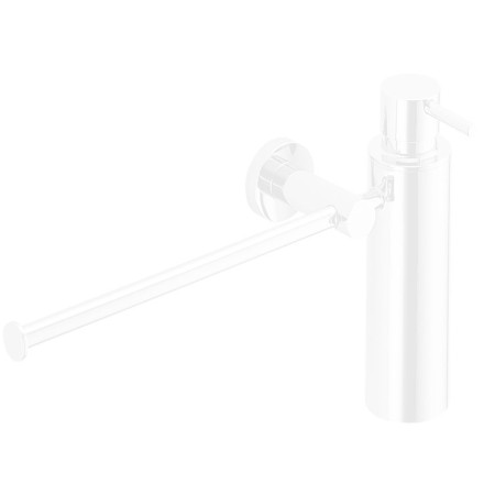 Полотенцедержатель с дозатором 0.15 л COLOMBO DESIGN PLUS настенный металл белый / W4975.BM