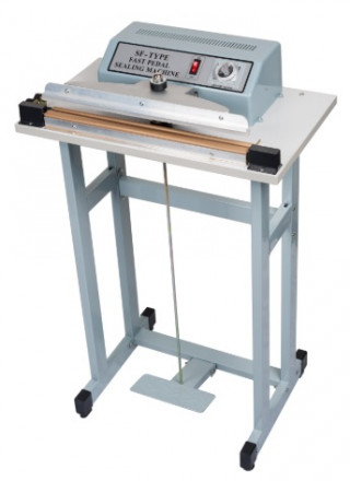 Педальный импульсный запайщик с проставлением даты на шве / 400 мм / 400 Вт / Мехэлектрон-М SF-400B