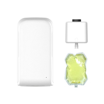 Дозатор для ЖИДКОГО ДЕЗ СРЕДСТВА WisePro M240A-WD наливной автоматический 1000 мл, белый / 72110