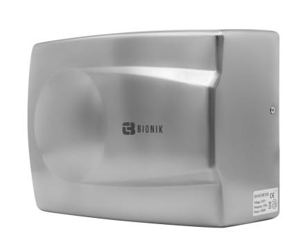 Сушилка для рук Bionik 1500 Вт металл хром / BK4006B