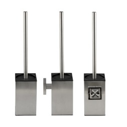 Ёрш для унитаза Klimi квадратный настенный металл сатин / 80176